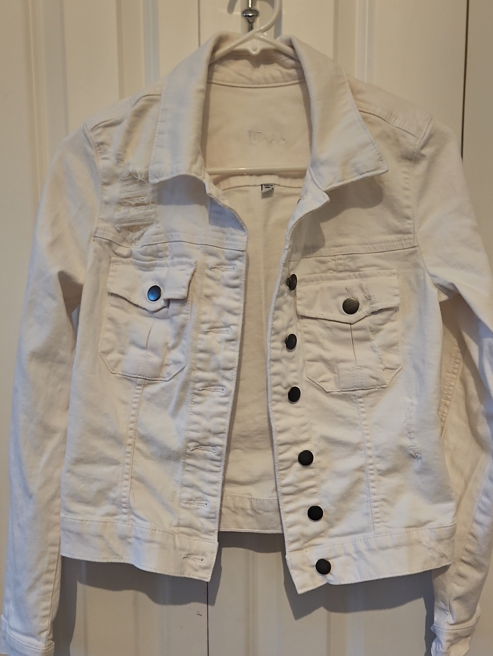 KUT Distressed Jean Jacket